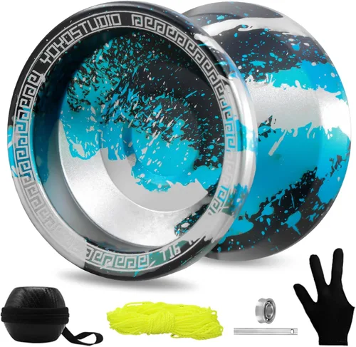 Miniatura 11 de YOYOSTUDIO T16 YoYo Responsive Profesional, YoYo de Doble Propósito para Niños Principiantes, YoYo No Sensible para Adultos con Herramienta
