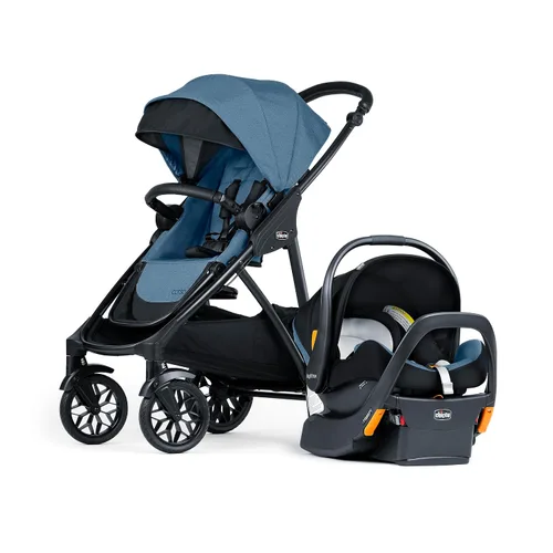 Miniatura 10 de Chicco Corso LE ClearTex Sistema de viaje modular, cochecito modular Corso LE con asiento y base KeyFit Max ClearTex para automóvil infantil