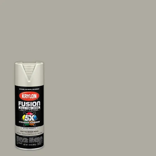 Miniatura 333 de Krylon Fusion - Pintura en aerosol adhesiva todo en uno para uso en interiores y exteriores, 12 onzas, aluminio