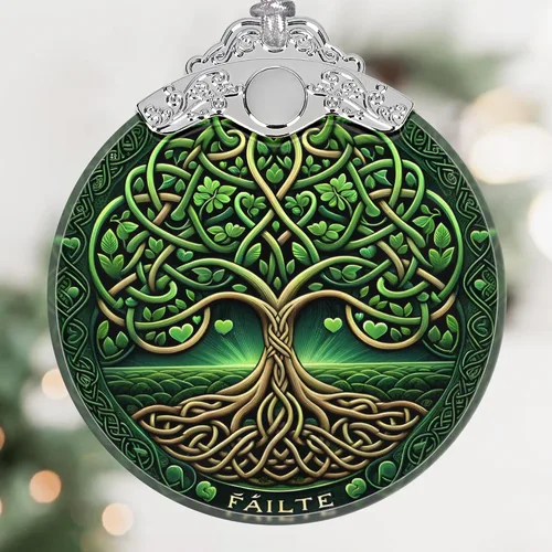 Miniatura 14 de Adorno colgante de vidrieras de Phoenix, idea de decoración para árbol de Navidad
