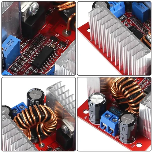 Miniatura 4 de 2 piezas CC 400W 15A Convertidor de incremento de voltaje con corriente constante Fuente de alimentación LED CC8.5V-50V a CC10V-60V Cargador