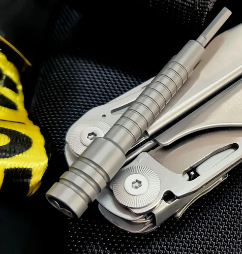Miniatura 2 de Galvanox - Extensor de brocas para herramienta multiusos - Compatible con Leatherman Skeletool/Surge/MUT/Wave Plus y juego de brocas Signal