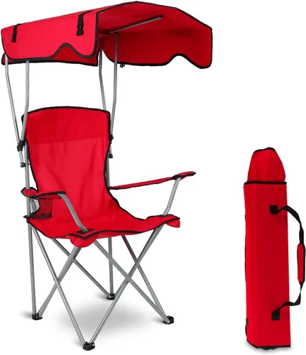 Miniatura 11 de Reclining Camping Chair with Footrest, 4-Position Adjustable Zero Gravity Chair, Portable Folding Camping Lounge Chair with Headrest Cup Holder &
