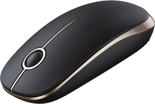 Miniatura 9 de VssoPlor Ratón Inalámbrico 2.4G, Ratón Portátil Delgado para Computadora Portátil con Receptor Nano, Ratón Óptico Silencioso para Notebook, PC
