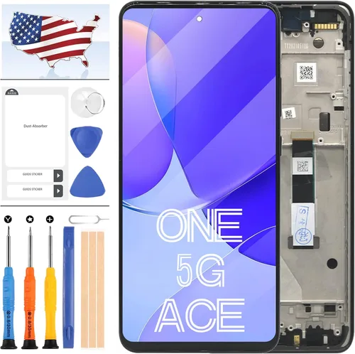 Miniatura 9 de para Motorola Moto One 5G Ace Pantalla Reemplazo One 5G Ace LCD con Marco XT2113 XT2113-1 XT2113-2 XT2113-5 XT2113-3 Kit de montaje de pantalla