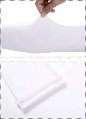 Miniatura 6 de 8 pares de mangas de enfriamiento unisex con protección UV para brazo de seda de hielo