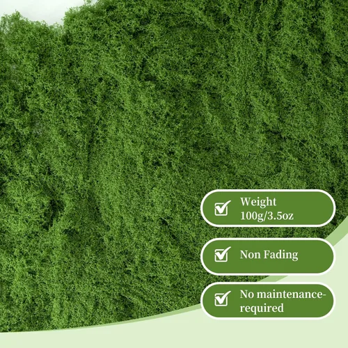 Miniatura 2 de Musgo verde falso para plantas en maceta, musgo artificial para manualidades en interiores, decoración de mesa de bricolaje, accesorios de jardín