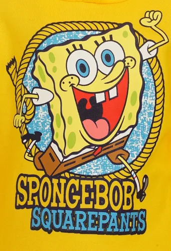 Miniatura 5 de Nickelodeon SpongeBob SquarePants - Conjunto de sudadera con capucha y pantalones deportivos para niños pequeños y grandes