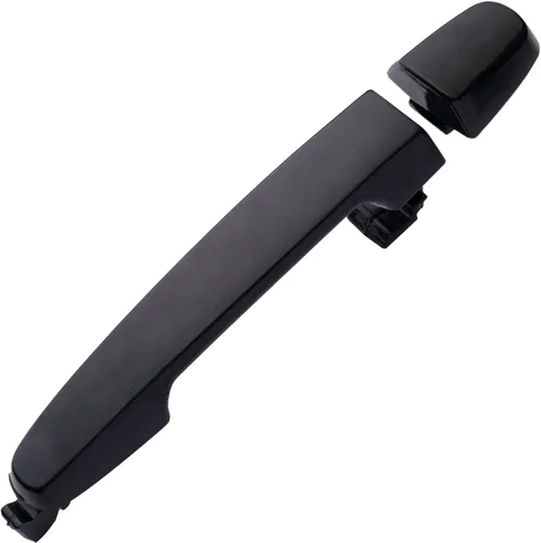 Manija de puerta trasera para conductor y pasajero para 03-13 Toyota Corolla, RAV4/Highlander, Pontiac Vibe, 02-06 Camry, sin llavero, negro