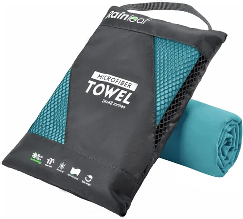 Miniatura 24 de Toalla de microfibra Rainleaf perfecta para viajes y gimnasio y camping. Secado rápido - Super absorbente - Ultra compacta - Liviana. Adecuada