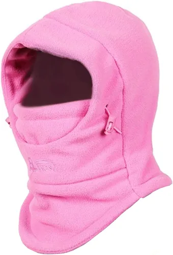 TRIWONDER Sombreros de invierno para niños, pasamontañas, máscara de esquí para niños y niñas, resistente al viento, ajustable, máscara facial para