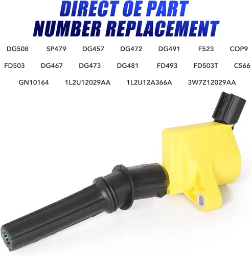Miniatura 4 de Juego de 8 Bobinas de Encendido DG508 y Bujías SP479 para 5.4 V8 1998 1999 2000 2001 2002 2003 2004 Ford Expedition F150 F250 F350 Mercury Grand