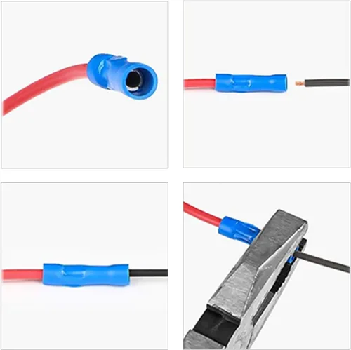 Miniatura 3 de Paquete de 12 adaptadores de fusible para añadir un circuito – Adaptador de fusible de 12 V para automóvil – Mini conector de fusibles automotriz