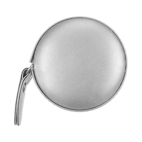 Miniatura 9 de HARFINGTON Cinta métrica retráctil redonda de 59.1 in/60 pulgadas, funda de cuero suave, tamaño de bolsillo para cuerpo, tela, medidas de costura