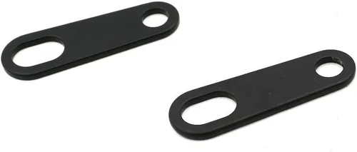 2 unids negro acero motocicleta indicador trasero señal de giro soporte soporte luz lámpara soporte amortiguadores para Harley Racer Bobber Chopper