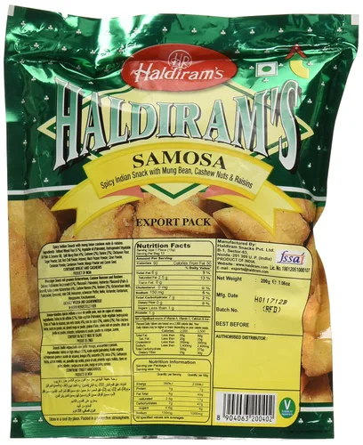 Miniatura 2 de Haldirams Samosa 7.05 oz