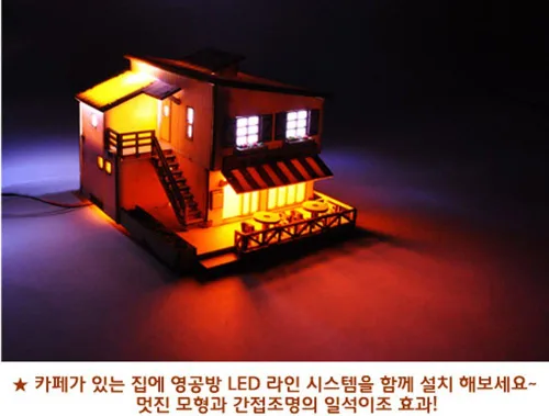 Miniatura 5 de Kit de modelo de madera de escritorio Cafe in House por Young Modeler