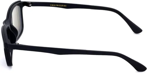 Miniatura 4 de TR90 - Gafas de lectura negras con clip para lentes de sol