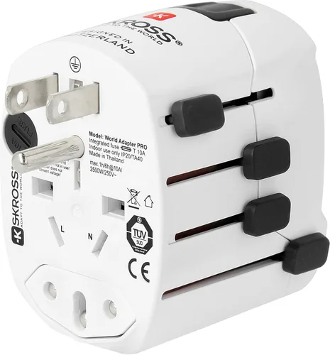 Miniatura 7 de Skross Adaptador de viaje PRO World con enchufes de tierra