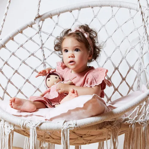 Miniatura 8 de Kaloo - Tendresse - Mi primera muñeca de tela Amadine (grande) - Abrazarse con juguetes de peluche - Forever Friend para niños - Fomenta el juego