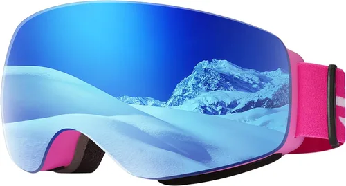 Miniatura 9 de EasYoung Gafas de esquí para niños, gafas de snowboard para niños y niñas de 3 a 14 años, gafas de snowboard para niños