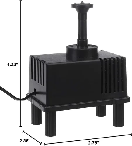 Miniatura 9 de Bomba de filtro de estanque de agua con energía solar de 1.5 W para el jardín del hogar Fuentes sumergibles del tanque de peces Bomba de agua solar