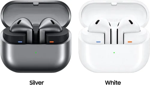 Miniatura 10 de SAMSUNG Galaxy Buds 3 AI True Auriculares Bluetooth inalámbricos verdaderos, ajuste de tipo abierto, cancelación activa de ruido, audio 360, control