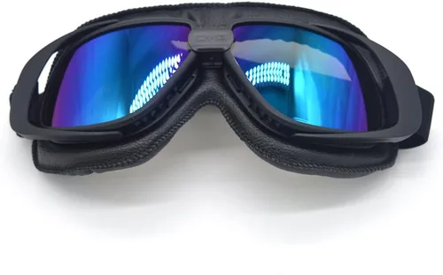 Miniatura 5 de Gafas vintage retro estilo piloto motocicleta Cruiser Scooter
