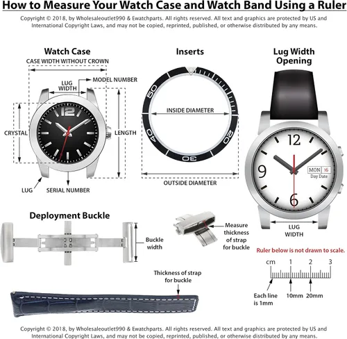 Miniatura 5 de Ewatchparts BISEL E INSERTO COMPLETO COMPATIBLE CON ROLEX SUBMARINER 16610 CIRCA 2000 16800 16808