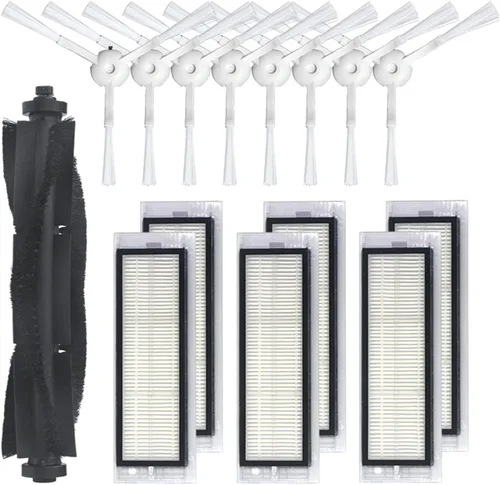 Miniatura 8 de Cepillo de rodillo robot de barrido, cepillo lateral, filtro HEPA, trapos de limpieza Peines para 360 S5 S7 Aspiradora Accesorios de repuesto