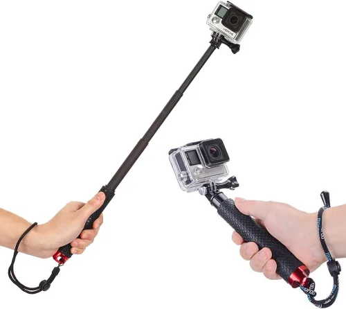 Miniatura 3 de Extensión ajustable de agarre de mano subacuática de 19 pulgadas, poste monopod para GOPRO Hero 6/5/5/5 sesión/4/3+/ 3/2/1, GeekPro, AKASO, Xiaomi