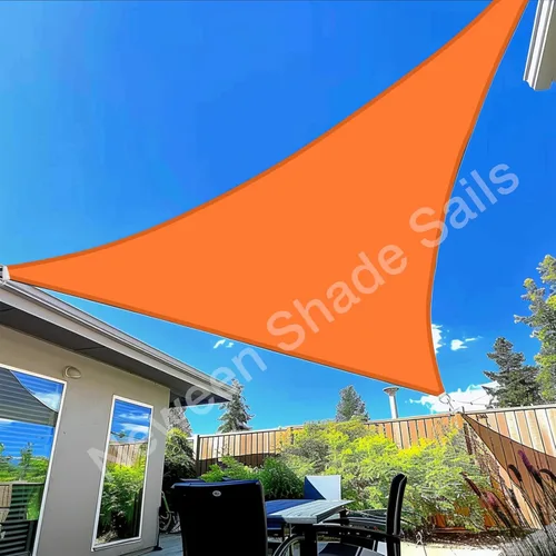 Miniatura 33 de Neween Toldo Vela, 6'7'' x 6'7'' x 6'7'' Toldo Vela Triangular Impermeable para Patio Jardín Terraza Cubierta Pérgola Exterior Toldo Vela 98% Arena