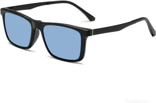 Lentes daltónicos de doble capa para hombres y mujeres con ceguera roja-verde, bloqueo de luz azul