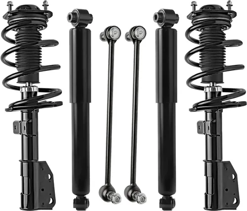 Miniatura 81 de Detroit Axle - Kit de puntales delanteros de 6 piezas para Ford Escape 2014-2019, 2 puntales y muelles helicoidales, 2 enlaces de barra
