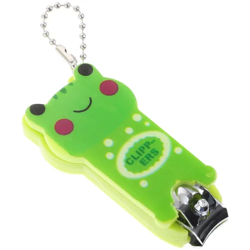 Beavorty Bonito cortaúñas portátil de dibujos animados con cuchillas, herramienta de manicura práctica para niños y niñas, diseño de color aleatorio