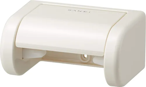 Miniatura 3 de SANEI W37-P - Soporte para papel, con un solo toque, con cinta adhesiva y tornillo, color rosa P: Pink