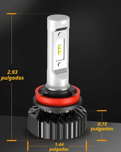 Miniatura 8 de SEALIGHT Bombillas H11, 4 bombillas superbrillantes para deportes de potencia de 6000 K, color blanco, Plug and Play, paquete de 2
