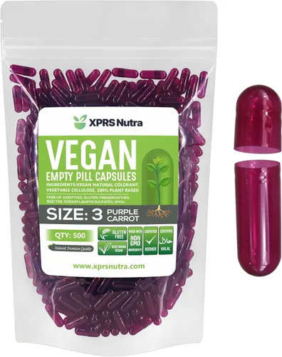 Miniatura 9 de XPRS Nutra Cápsulas Vacías Tamaño 3 - 100 Unidades Píldoras Veganas - Cápsulas de Píldoras Vacías Vegetarianas - Llenado de Cápsulas Vegetales DIY