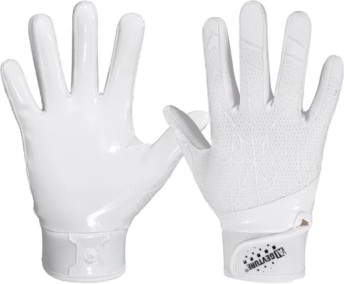 Miniatura 12 de AIGEVTURE Guantes de fútbol para jóvenes, guantes receptores para niños, guantes de fútbol adhesivos para niños y niñas