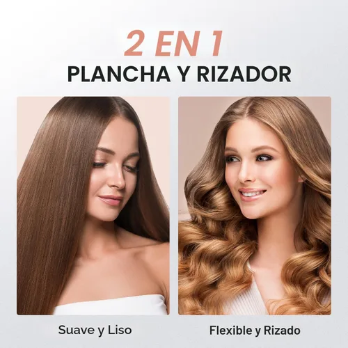 Miniatura 5 de MiroPure Alisadora de Cabello, Alisadora de Cabello con Placas de Titanio de 1 Pulgada con Calentamiento de 15S, Plancha de Cabello Profesional