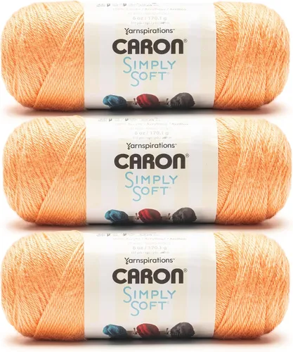 Miniatura 47 de Caron Simply Soft - Hilo verde militar, paquete de 3 unidades de 6.00 oz/6 onzas, 100% acrílico, peinado #4 (mediano), 315 yardas, tejido/ganchillo
