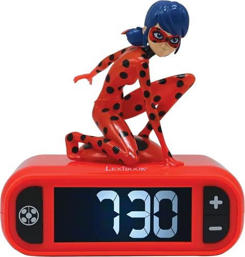 Miniatura 15 de Lexibook - Reloj despertador de dinosaurio con luz nocturna, para niños y niñas, con función de repetición, azul/verde - RL800DINO