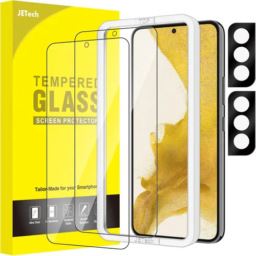 Miniatura 18 de JETech - Protector de pantalla para Samsung Galaxy S20 FE de 6.5 pulgadas con protector de lente de cámara, película de vidrio templado, compatible