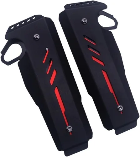 Miniatura 4 de Juego de protectores de radiadores para parrilla de motocicleta Yamaha & MAHA MT-07 FZ-07 2018-2023 2022 2023 2022 2023, cubiertas laterales de Negro