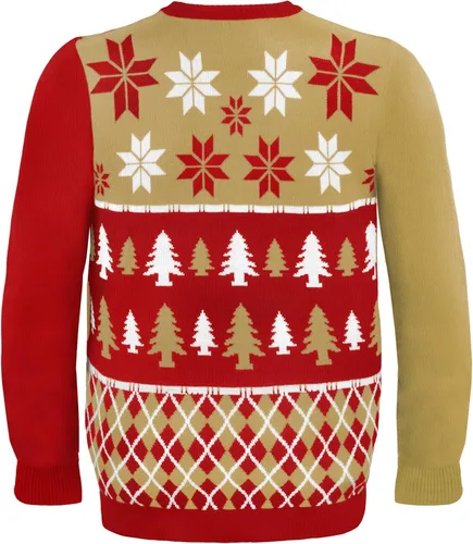 Miniatura 2 de FOCO NFL Unisex-Adult NFL Busy Block Ugly Sweater Bloque ocupado