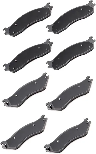 Miniatura 22 de CCIyu Juego de pastillas de freno de cerámica delanteras y traseras D882/D883 para Buick Rainier (2004-2005), Chevrolet SSR (2003-2005), Chevrolet