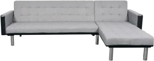 Miniatura 2 de Tela de sofá cama en forma de L, sofá club, sofá moderno, sofá VIP, sofá de vestíbulo, sofá cómodo, sofá de salón, sofá de balcón, sofá