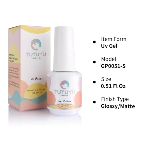 Miniatura 7 de Esmalte de uñas de gel marrón chocolate, 0.5 onzas líquidas, UV/LED, para otoño e invierno, colores oscuros, negro, café, kit de esmalte en gel