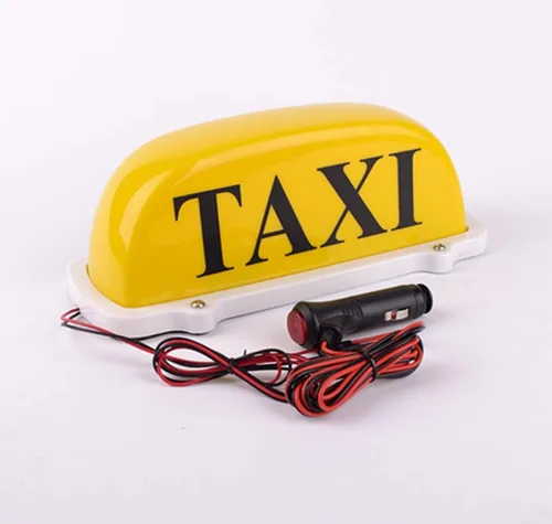 Miniatura 8 de Señal de taxi luces magnéticas para techo de automóvil, taxi, luces indicadoras para la parte superior del automóvil, 12 V, luz superior impermeable