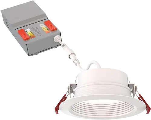Miniatura 14 de Juno WF2 Dreg B ALO25 SWW5 90CRI 120 MW M6 Downlight LED Empotrado Wafer Sin Caja, Estilo de Moldura Deflectada con Retroceso Profundo, 2 Pulgadas